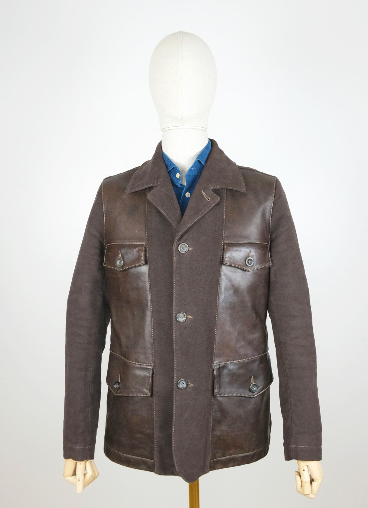 Marlboro leather jacket best sale