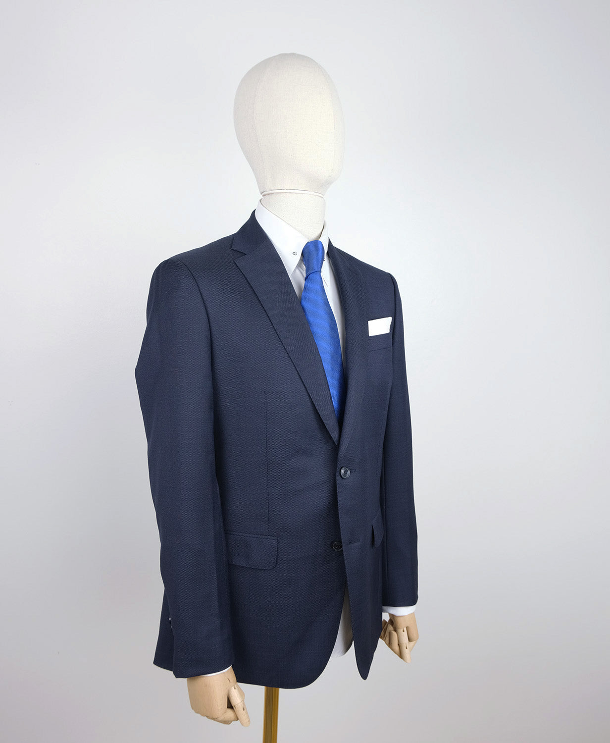 Boggi, navy blue suit, size 40UK, slim