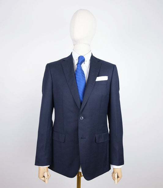 Boggi, navy blue suit, size 40UK, slim