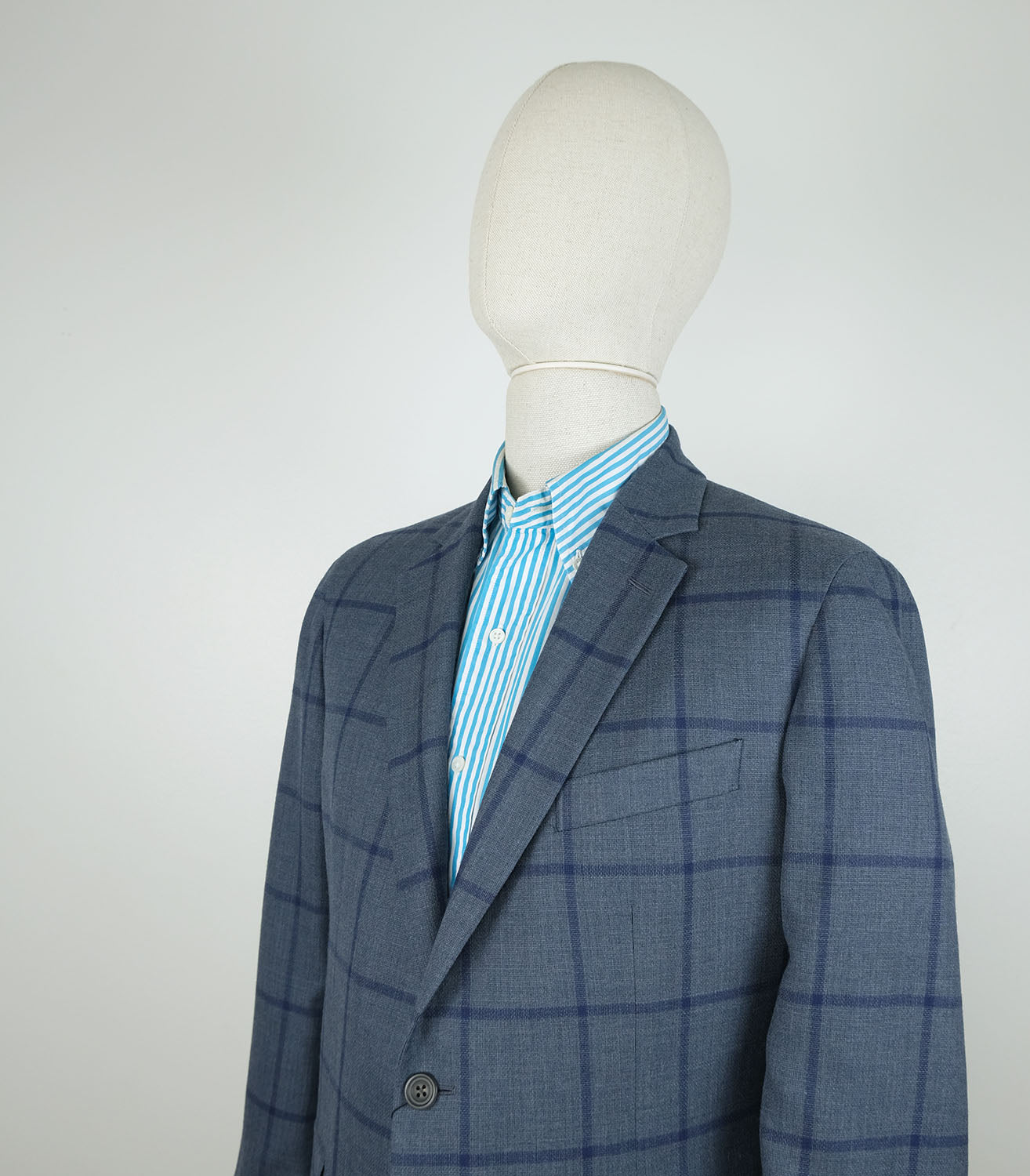 Hackett, blue-grey jacket, size 54EU, Fox Brothers cloth, RRP 775 e