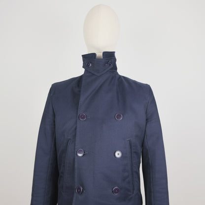 J. Lindeberg, blue pea coat, size 48EU, cotton