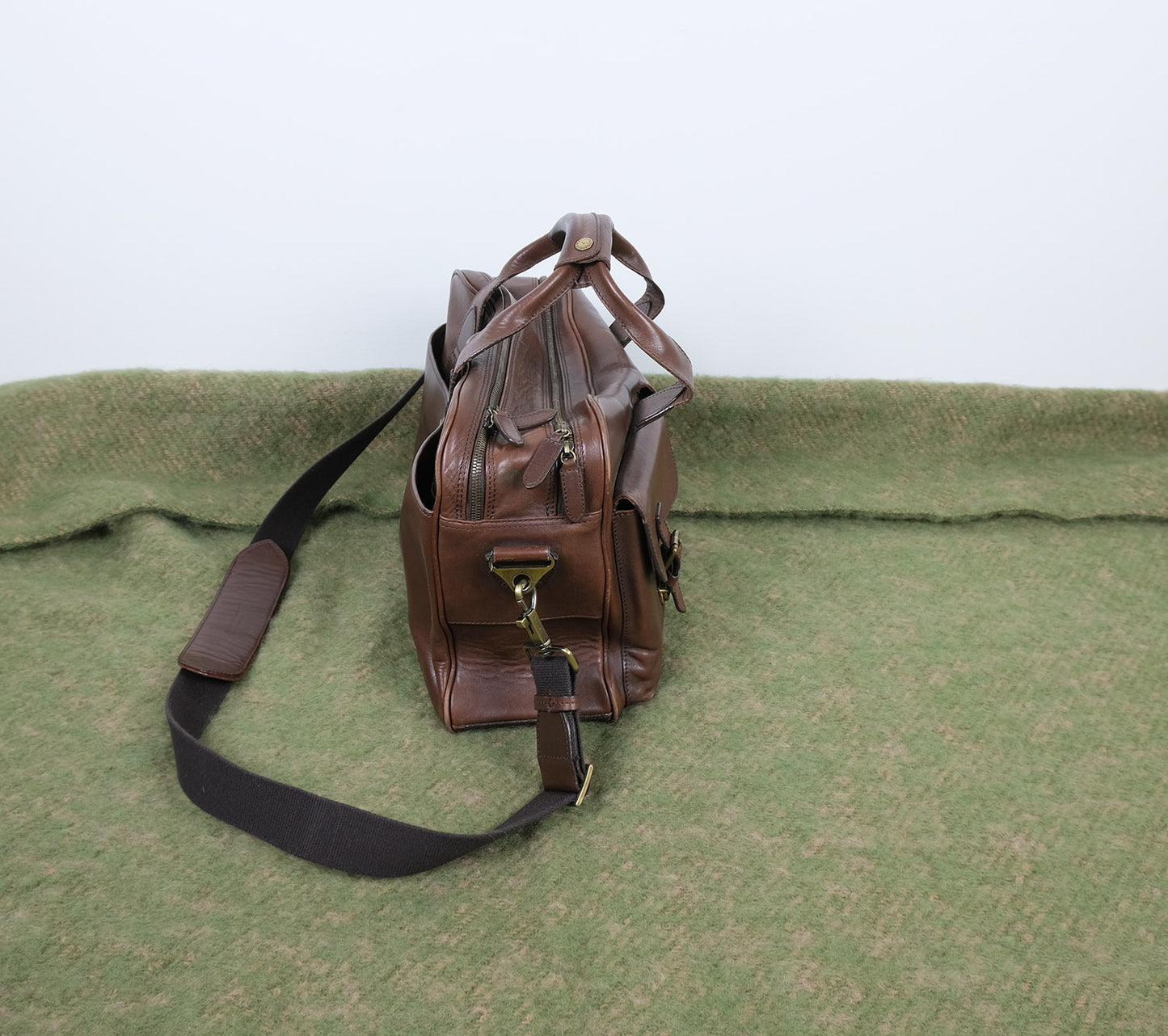 Aspinal, brown calfskin shoulder bag, RRP 945 e