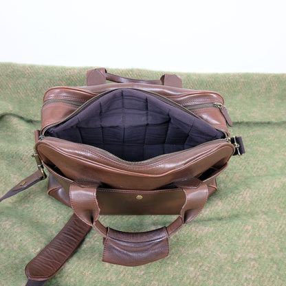 Aspinal, brown calfskin shoulder bag, RRP 945 e