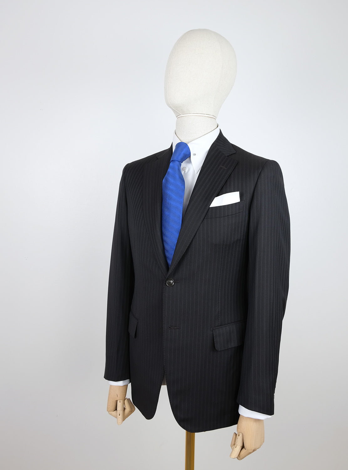 Pal Zileri, dark stripe suit, size 48EU, slim, RRP 2300 e