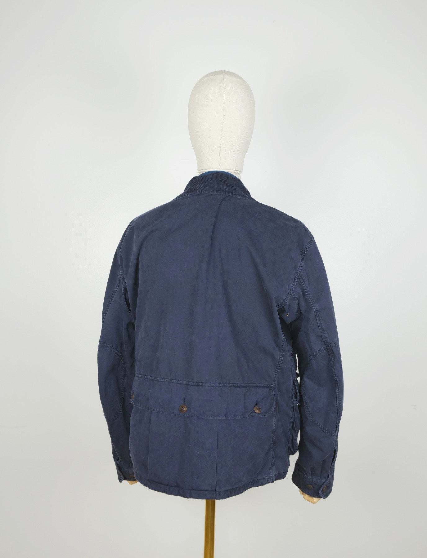 Polo Ralph Lauren, blue cotton jacket, size XXL, RRP 499 e