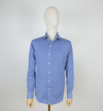 Eton, blue formal collar shirt, size 45