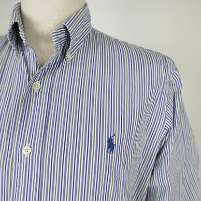 Eton, blue formal collar shirt, size 45