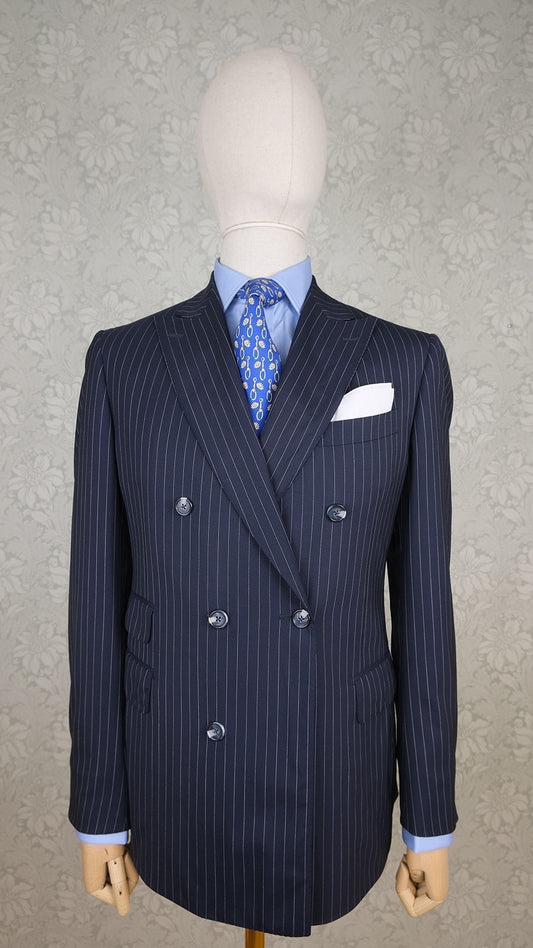 Pal Zileri, grey check suit, size 48EU, made to measure, RRP 2300 e