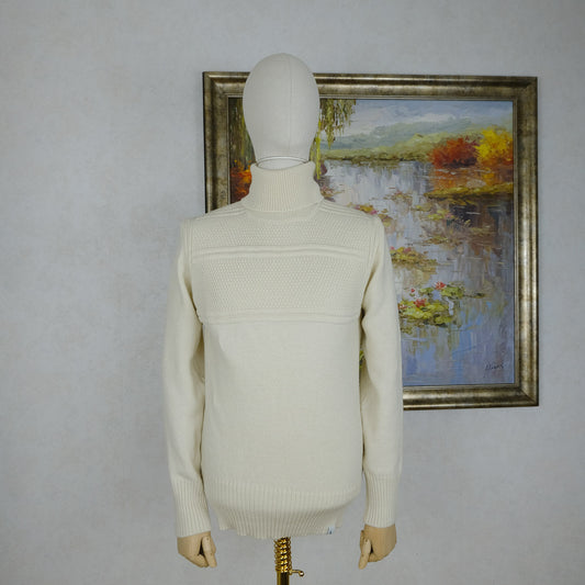 Nigel Cabourn, turtleneck jumper, size L merino wool