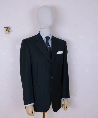 Ravazzolo, smart dark suit, size 38UK or 40UK, hand tailored