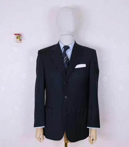 Ravazzolo, smart dark suit, size 38UK or 40UK, hand tailored