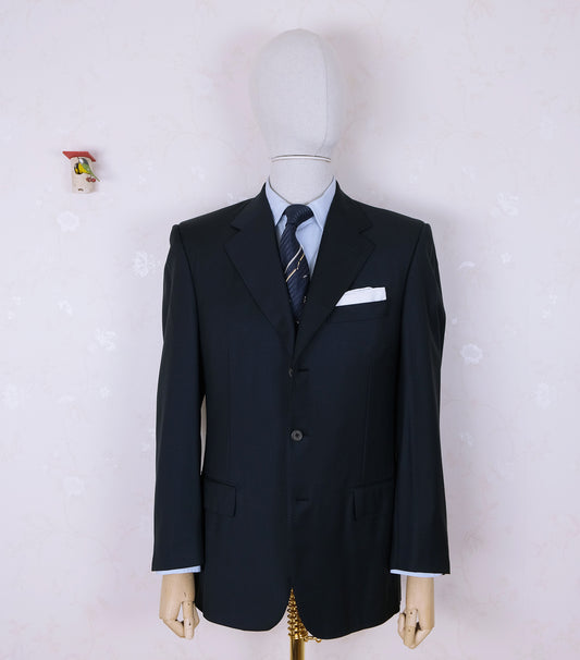 Ravazzolo, smart dark suit, size 38UK or 40UK, hand tailored