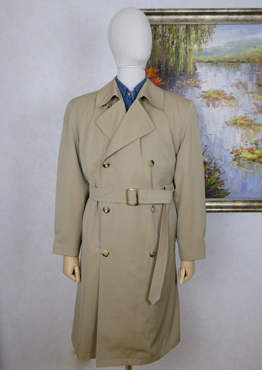 Regent Handtailored, trench coat, size 46UK, wool raincoat