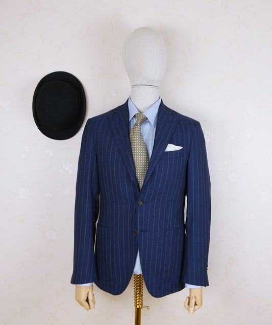 Scuderi, blue check suit, size 36UK, made to measure, RRP 1450 e