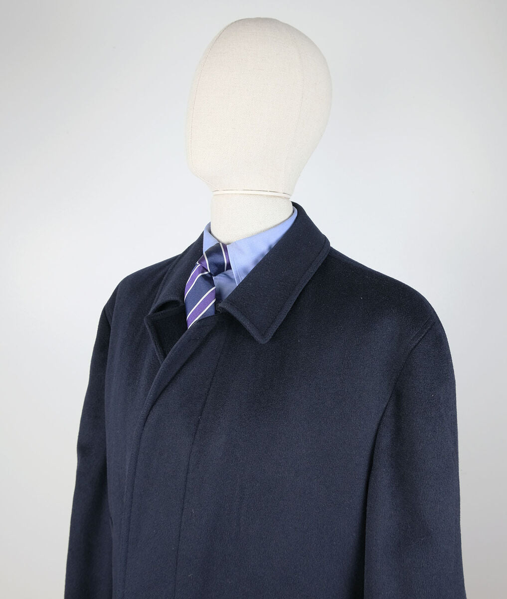 Steinbock, navy loden coat, size 58EU