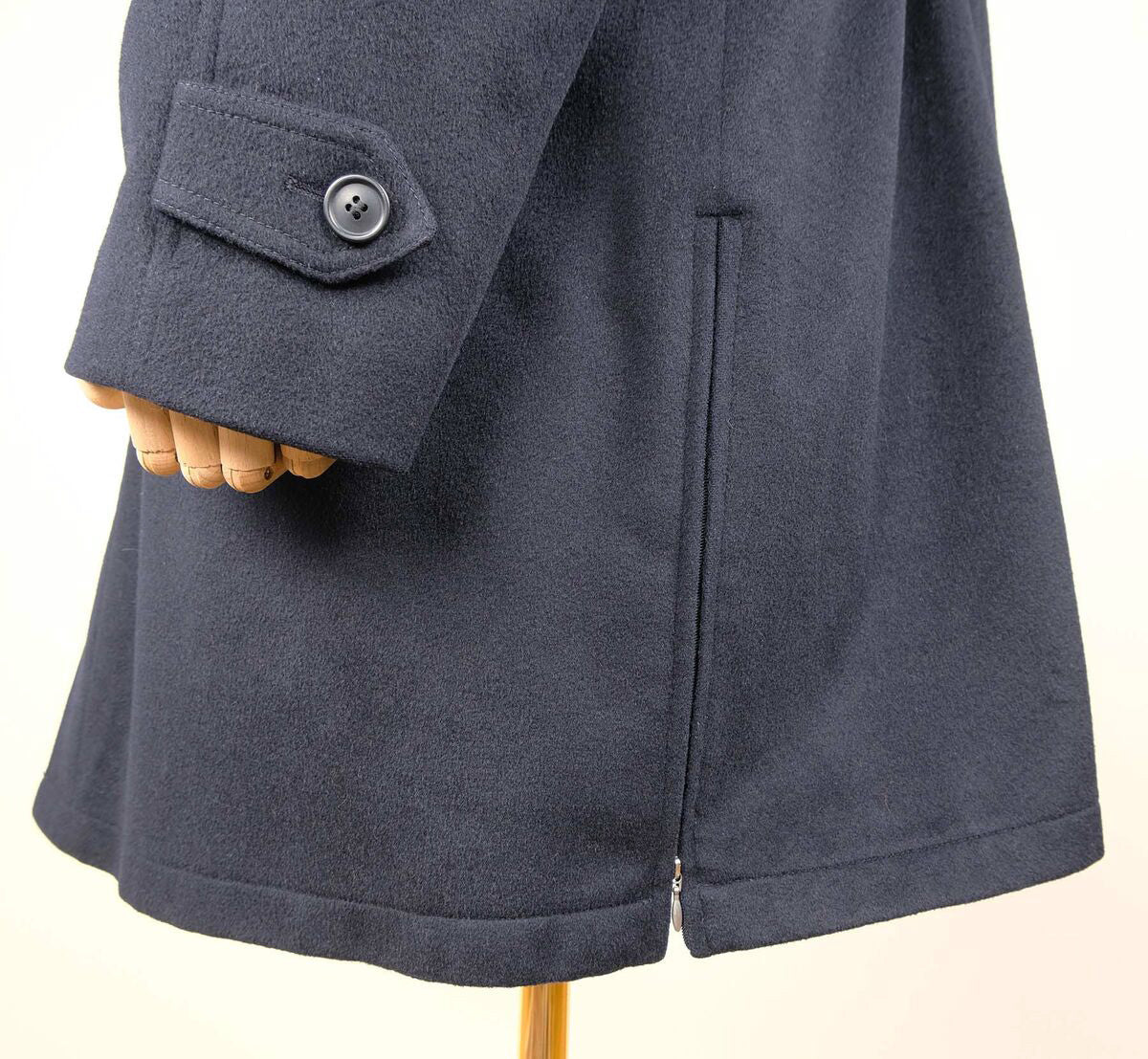 Steinbock, navy loden coat, size 58EU