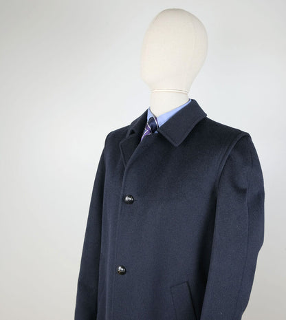 Steinbock, blue loden wool coat, size 50EU