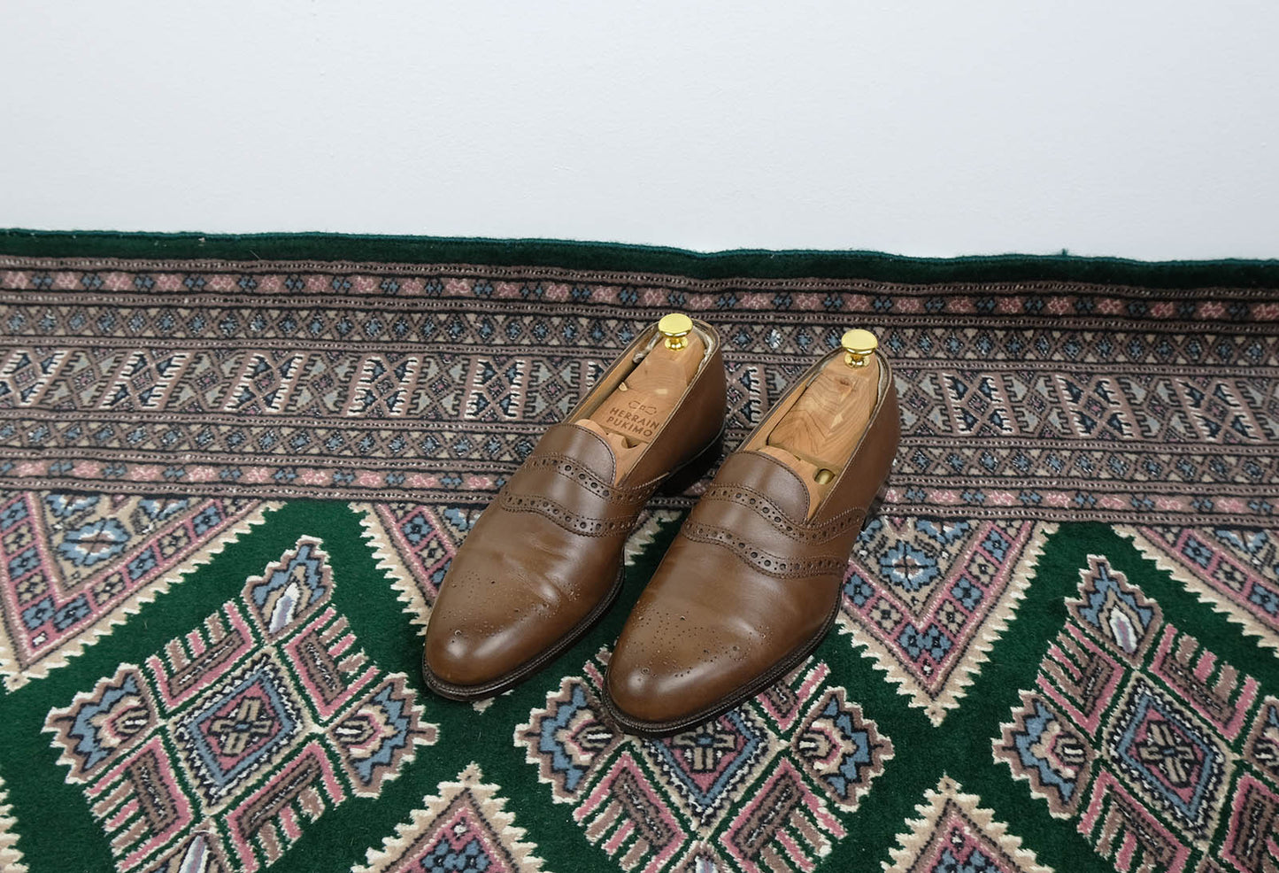 Alfred Sargent​,​ brown saddle loafers​,​ size 42EU, for Wildsmith