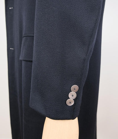 d'Avenza, hand made navy full canvas coat, size 48EU, RRP 2300 e