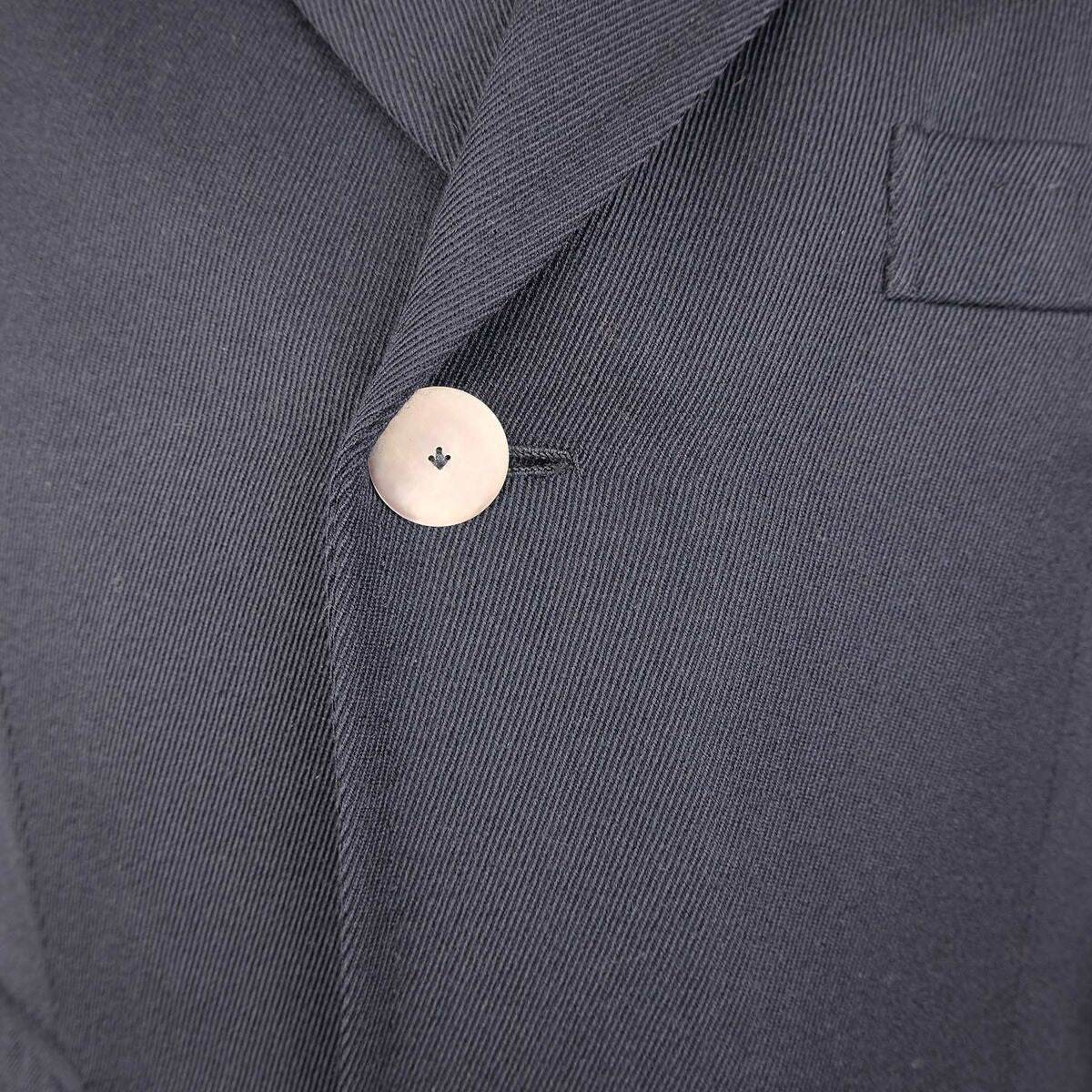 d'Avenza, hand made navy full canvas coat, size 48EU, RRP 2300 e